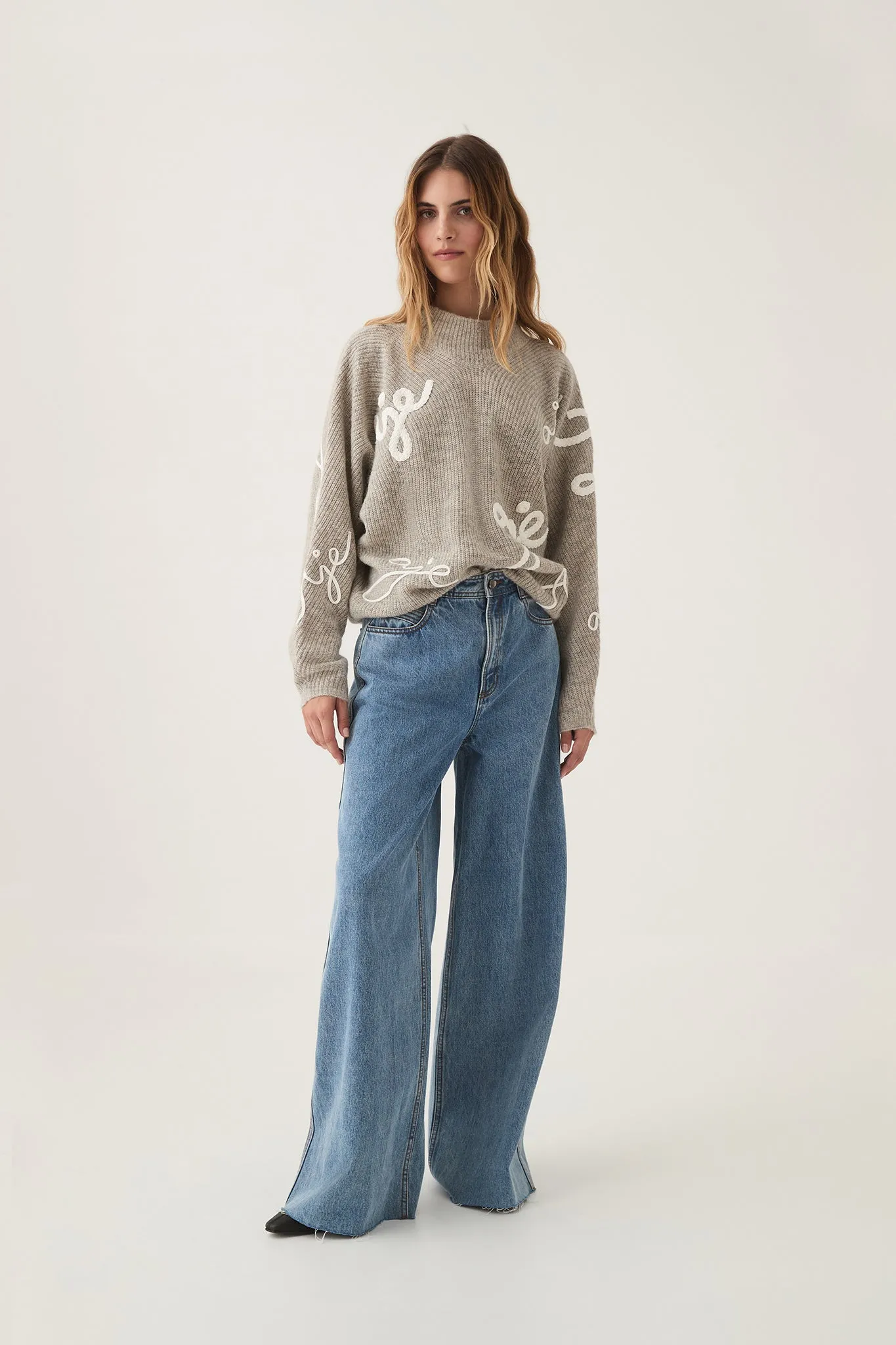 神シルエット◎ 90s Jasso Elba Design Sweater Lisa Yang Mila Sweater — UFO No More