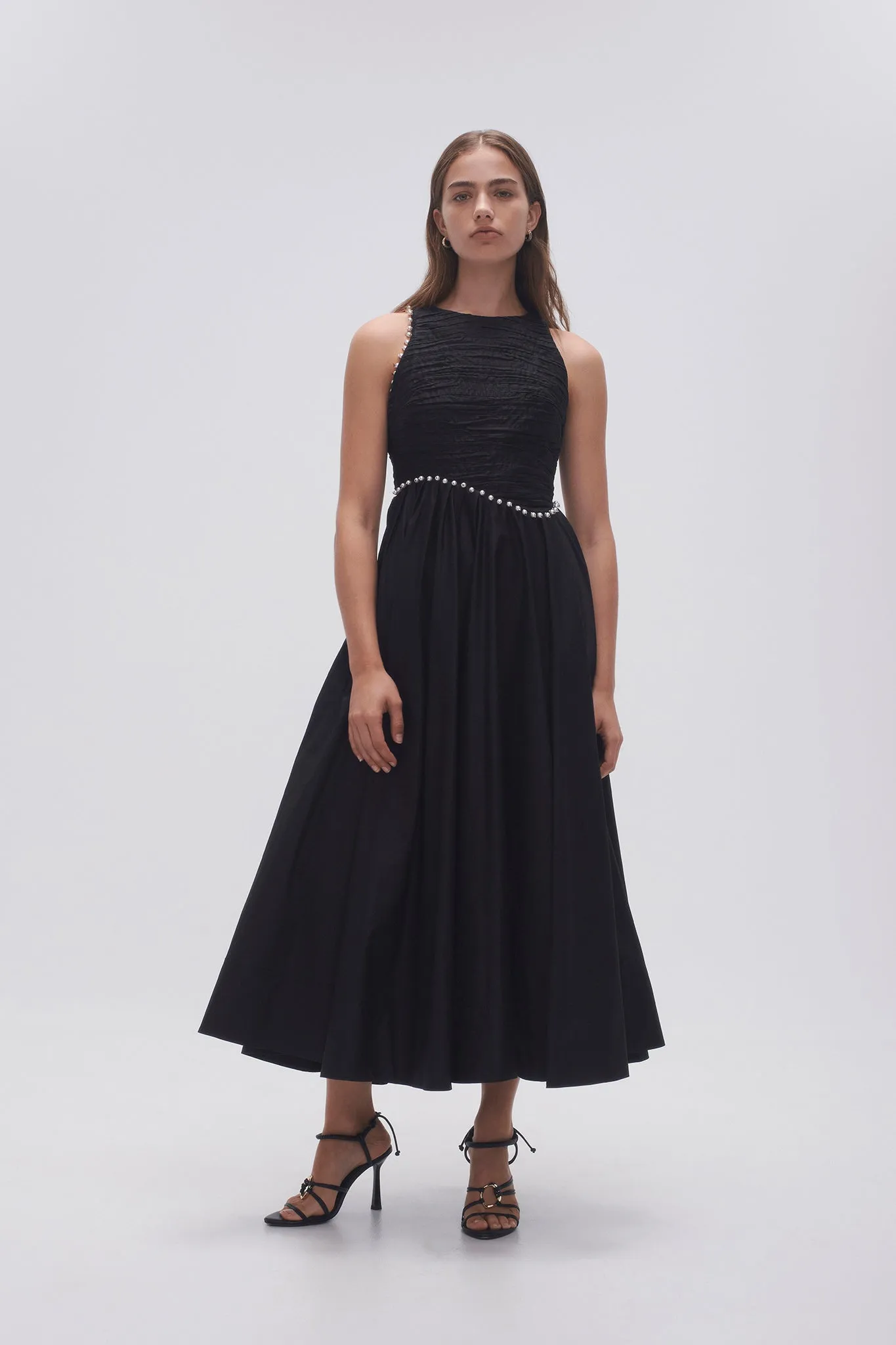 Florence Pearl Trim Midi Dress sold by Aje product image thumbnail 3