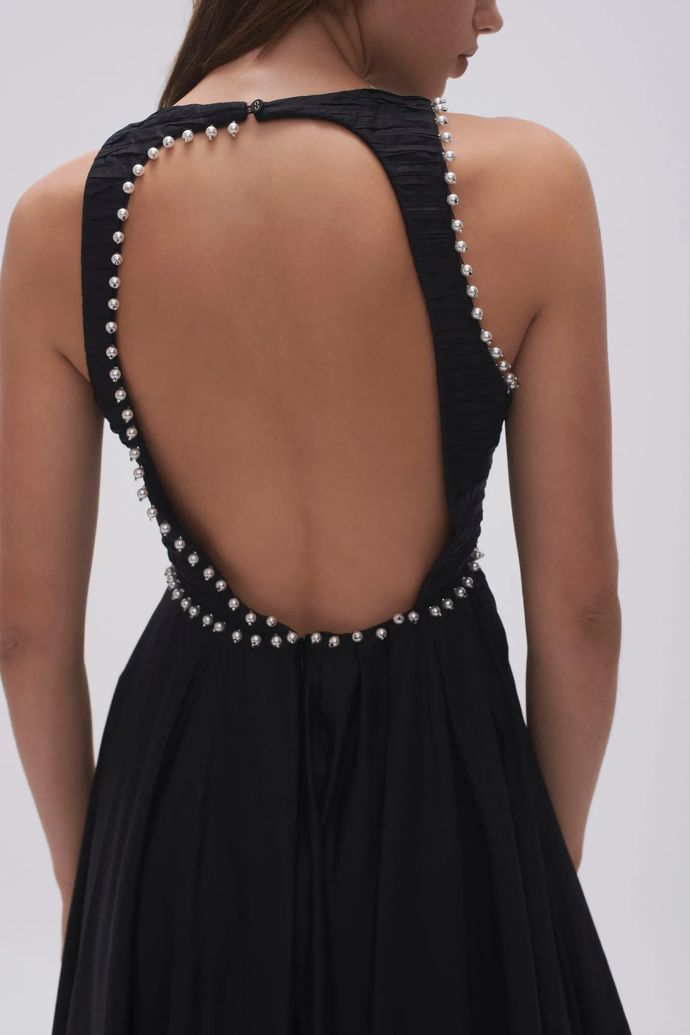 Florence Pearl Trim Midi Dress sold by Aje product image thumbnail 4