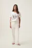 Glint Embellished Logo Tee sold by Aje