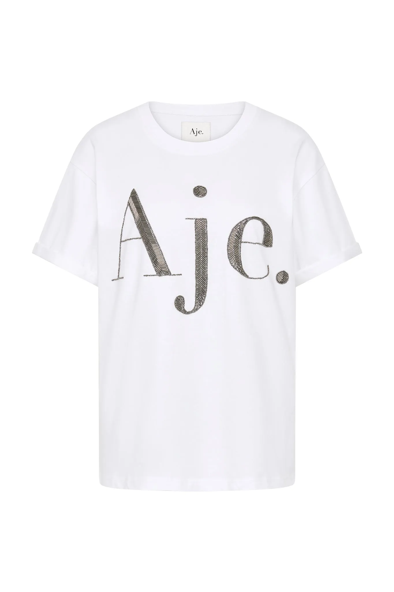 Glint Embellished Logo Tee sold by Aje product image thumbnail 2