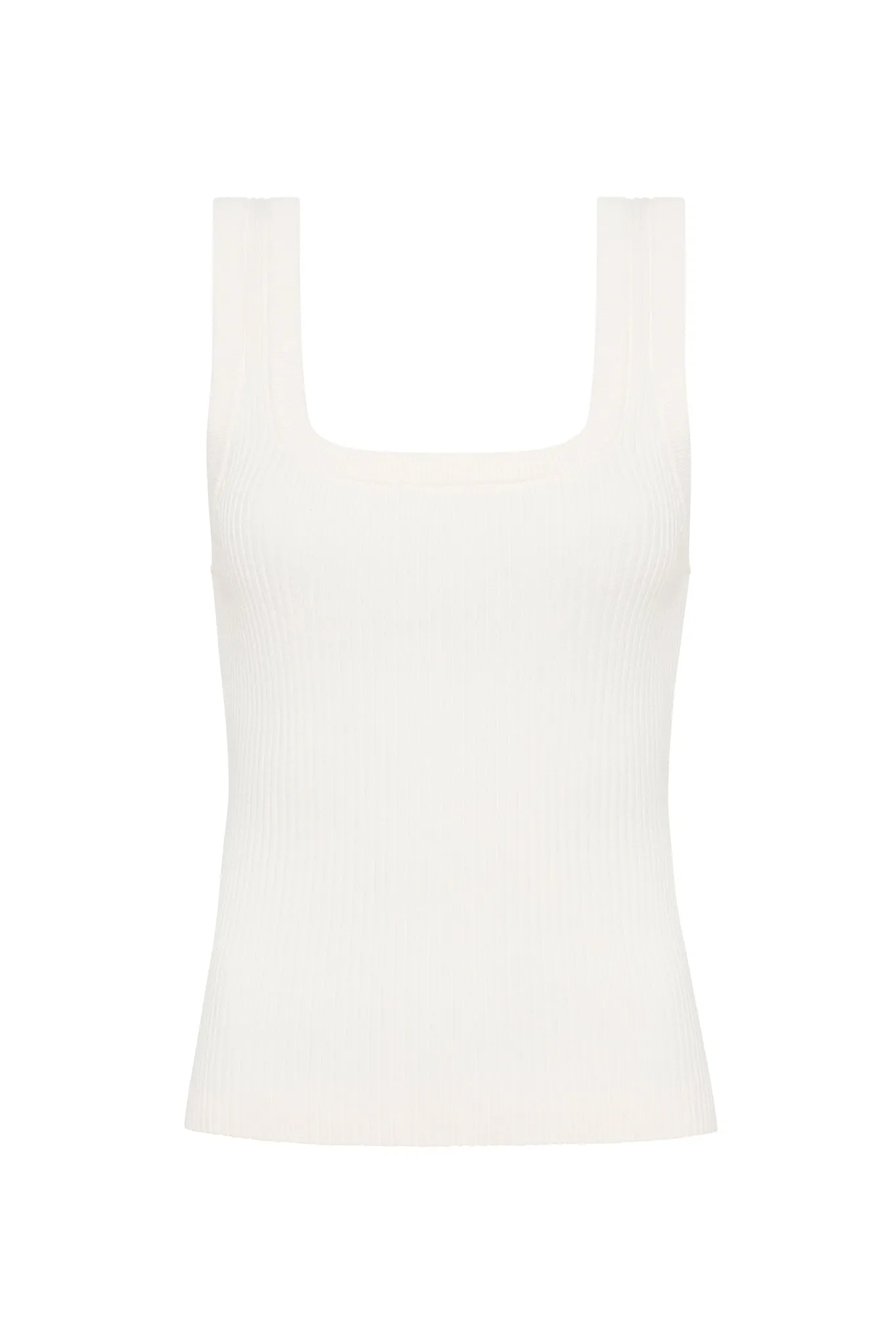 Bronte Scoop Neck Rib Tank sold by Aje product image thumbnail 2
