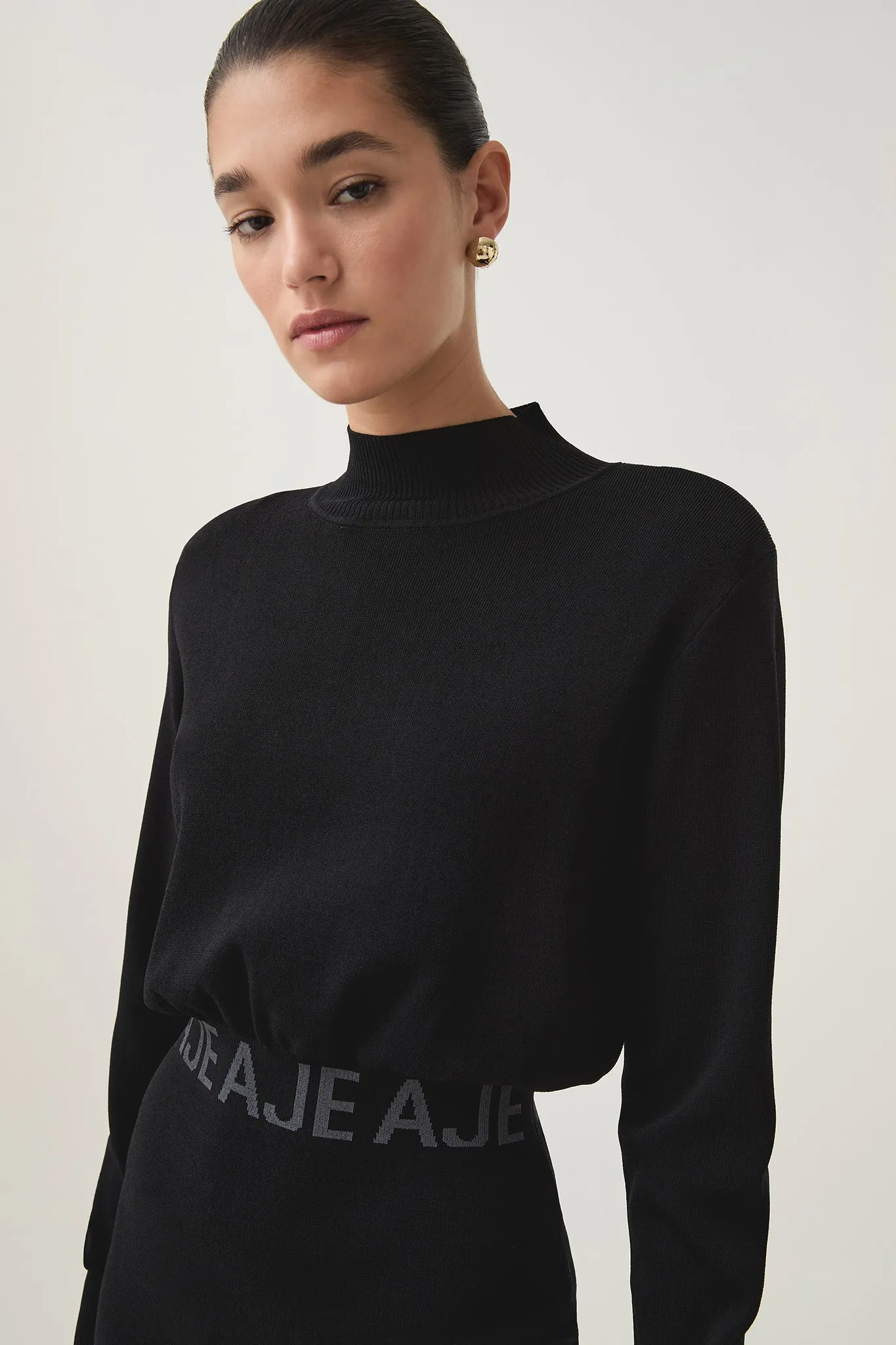 Soloist Knit Mini Dress sold by Aje product image thumbnail 4