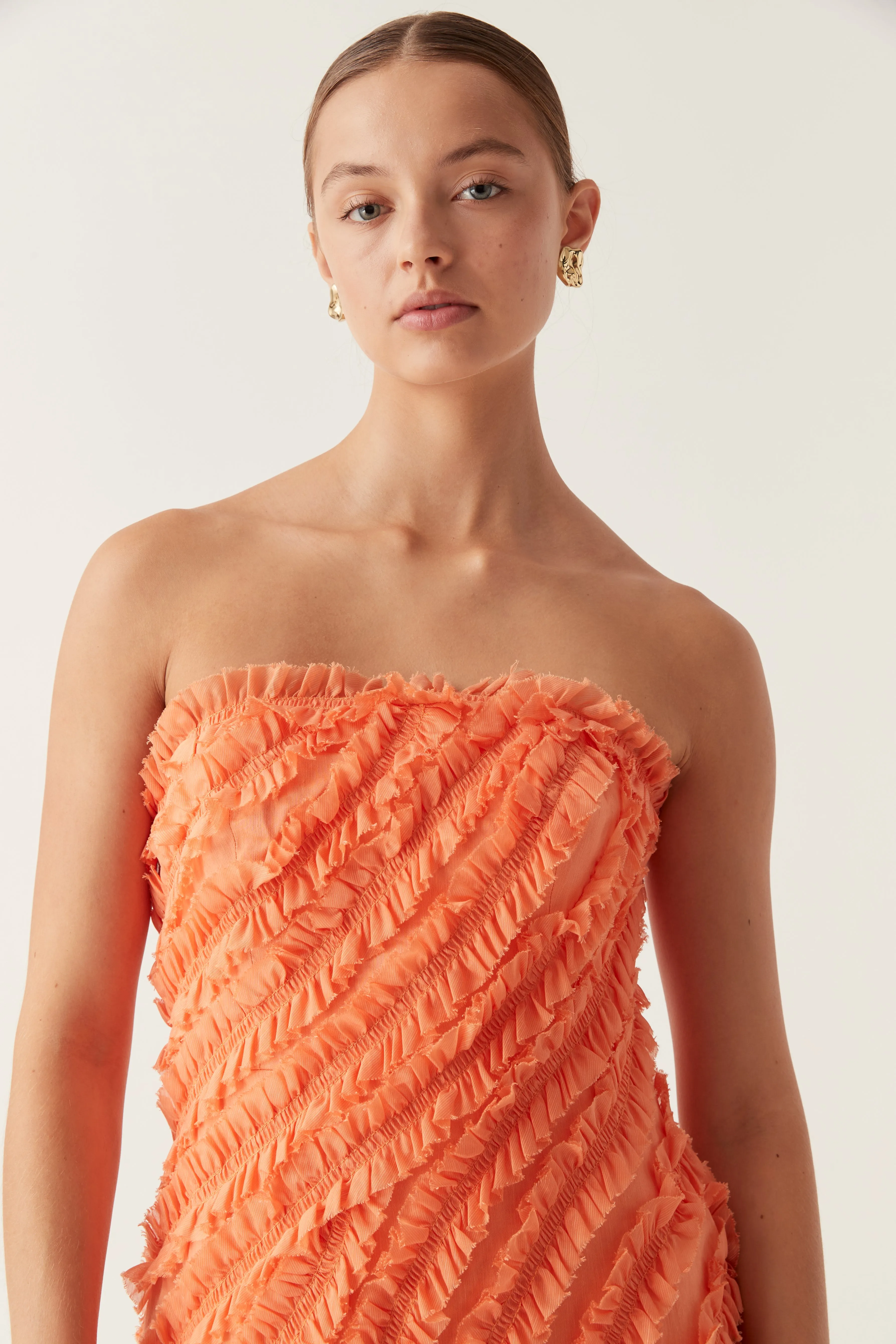 Terrene Frill Maxi Dress sold by Aje product image thumbnail 4