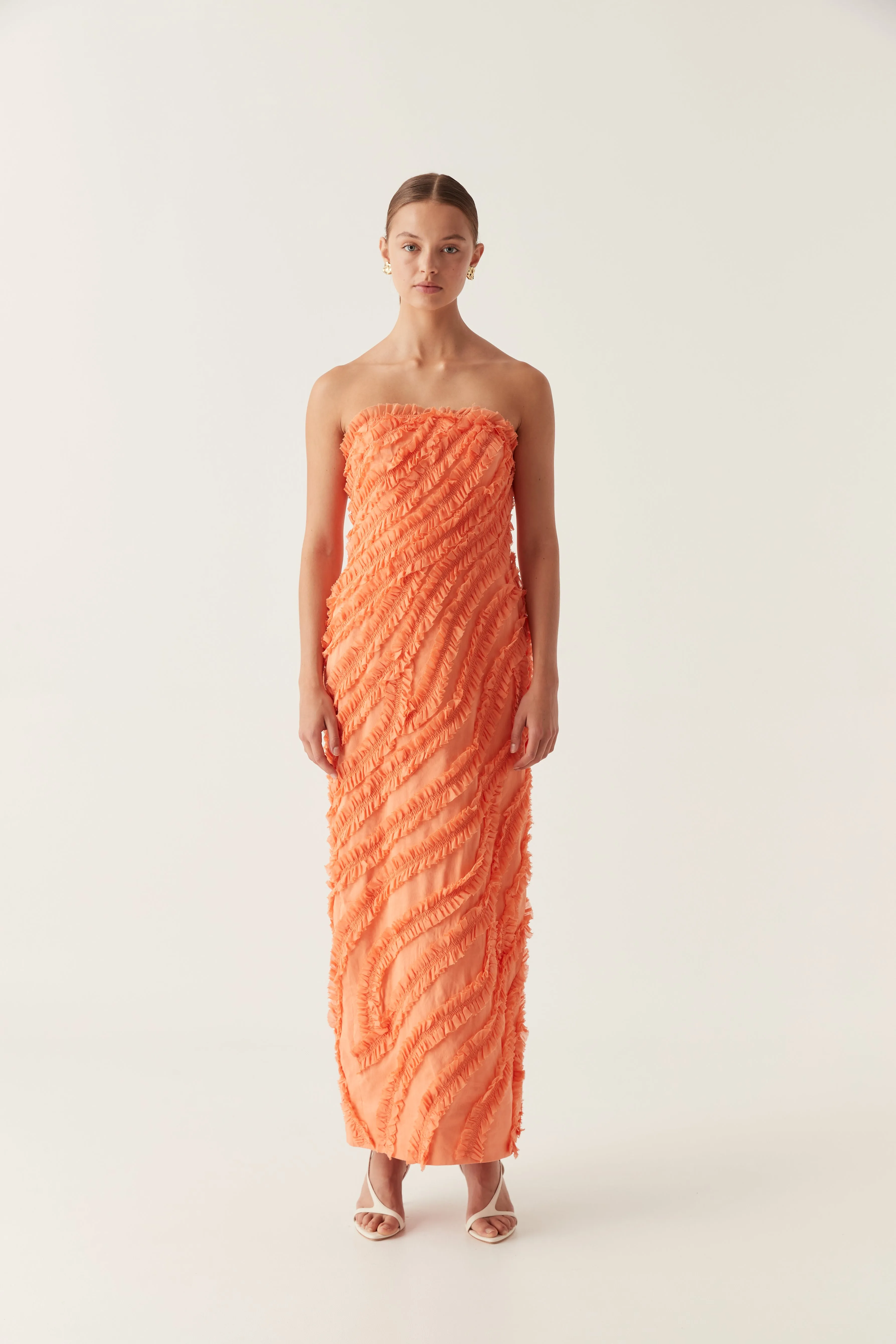 Terrene Frill Maxi Dress sold by Aje product image thumbnail 3