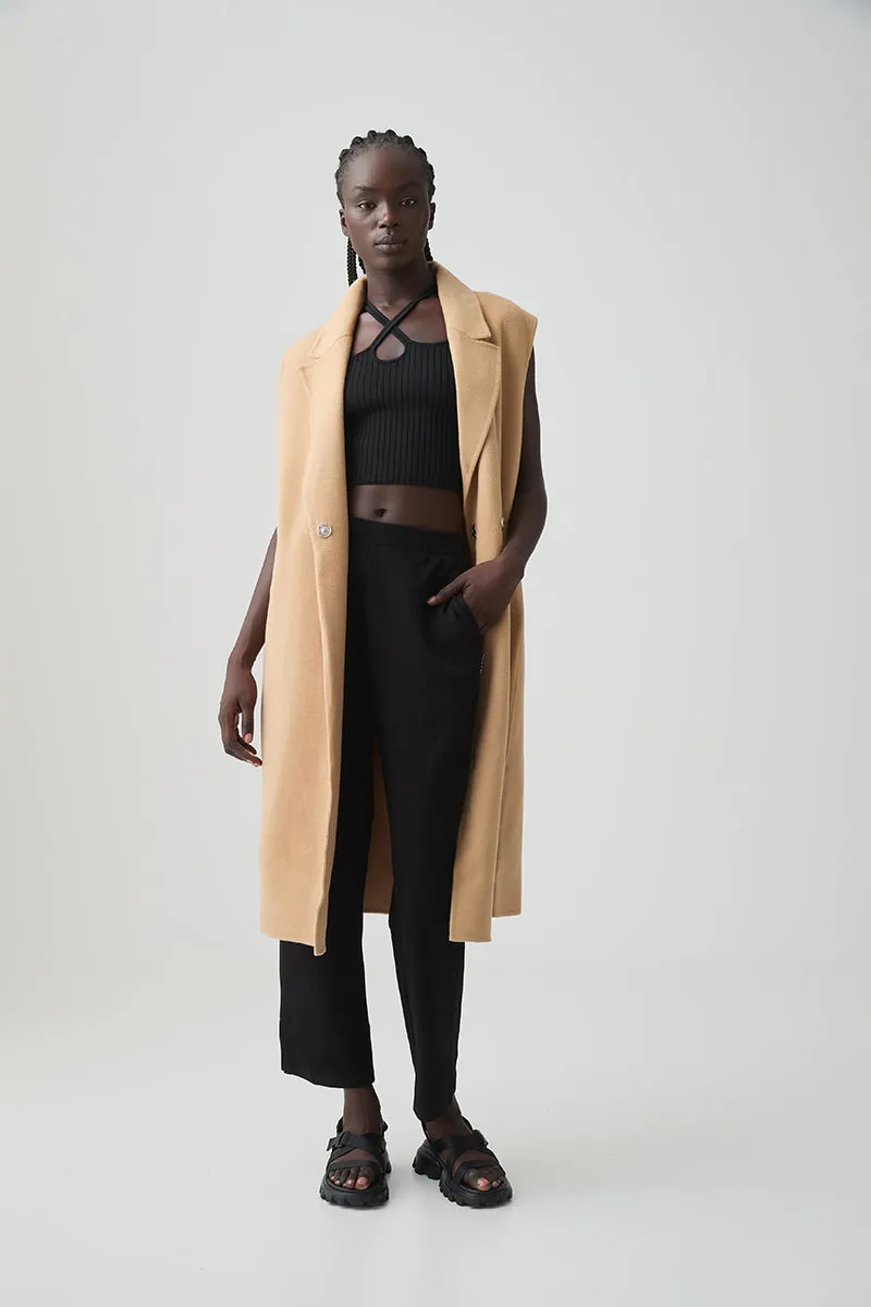 Split Back Sleeveless Coat 760 sold by Aje product image thumbnail 3