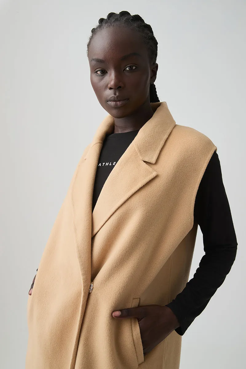 Split Back Sleeveless Coat 760 sold by Aje product image thumbnail 4