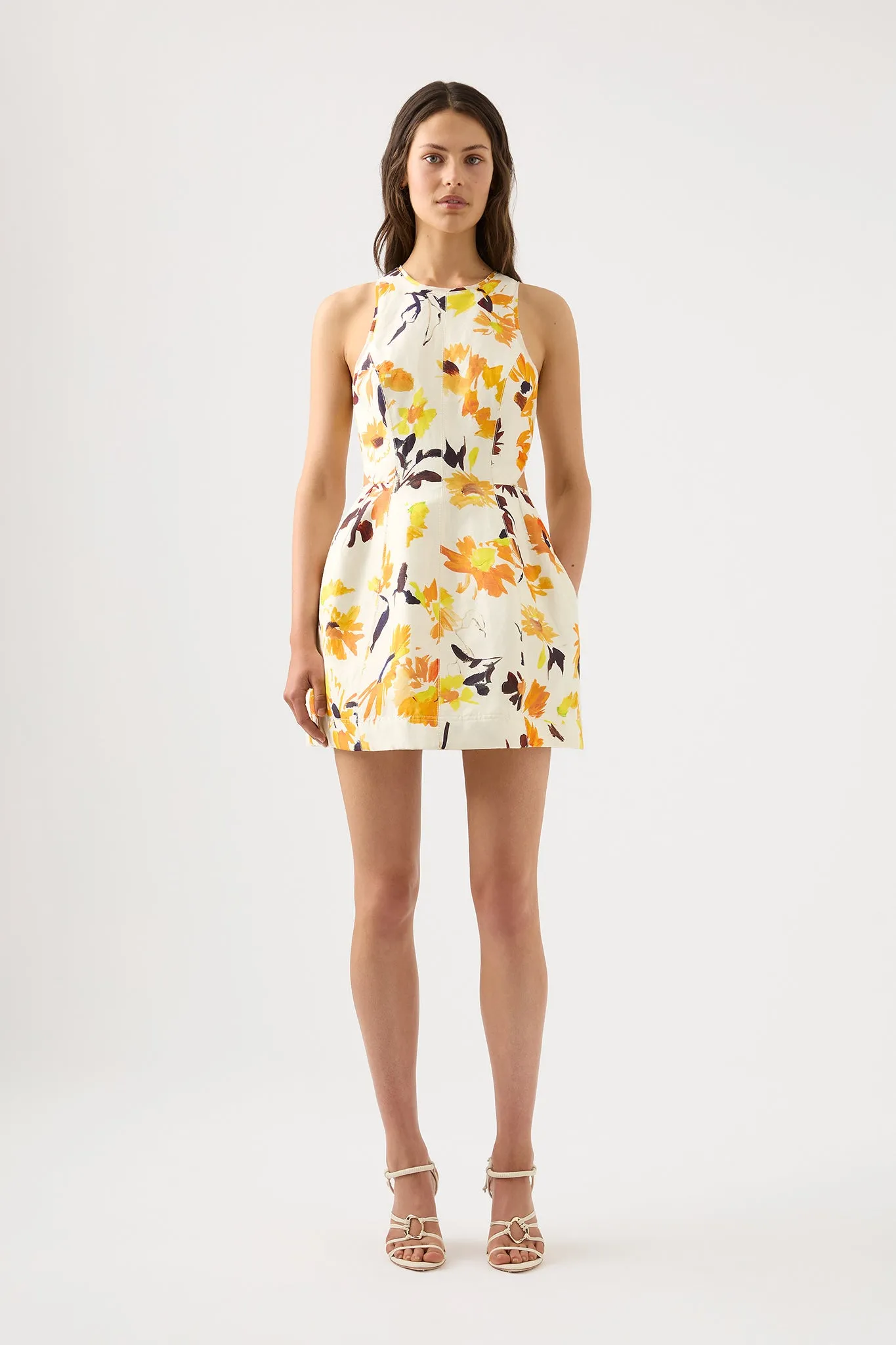 Tulip Cut Out Mini Dress sold by Aje product image thumbnail 3