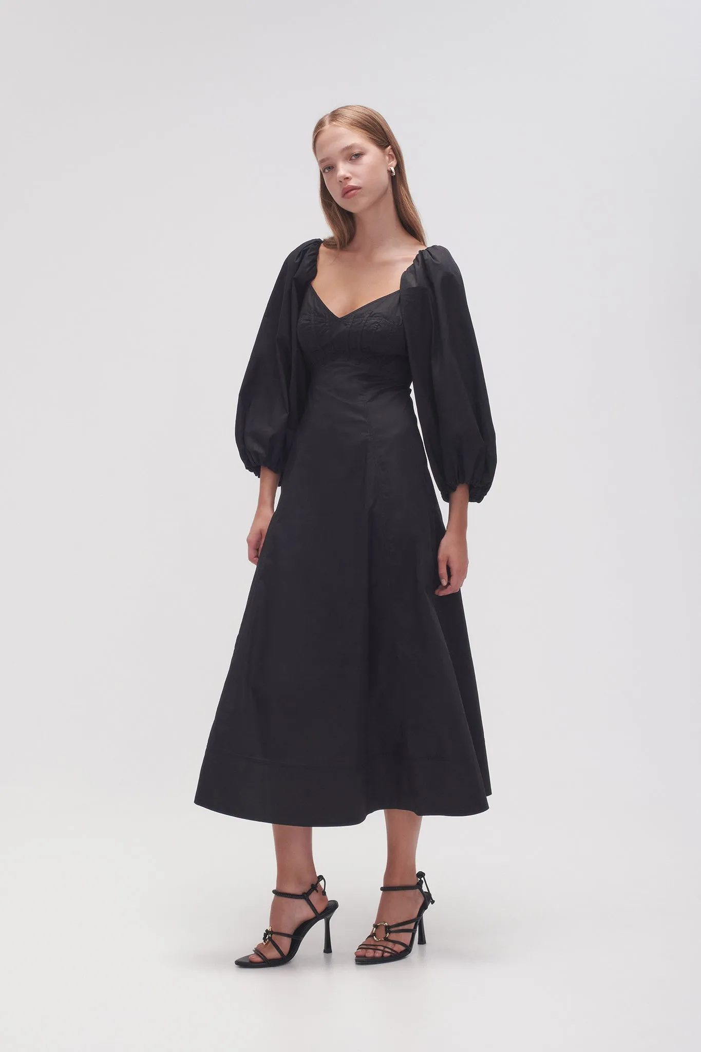 Hester Corsetted Midi Dress sold by Aje product image thumbnail 3