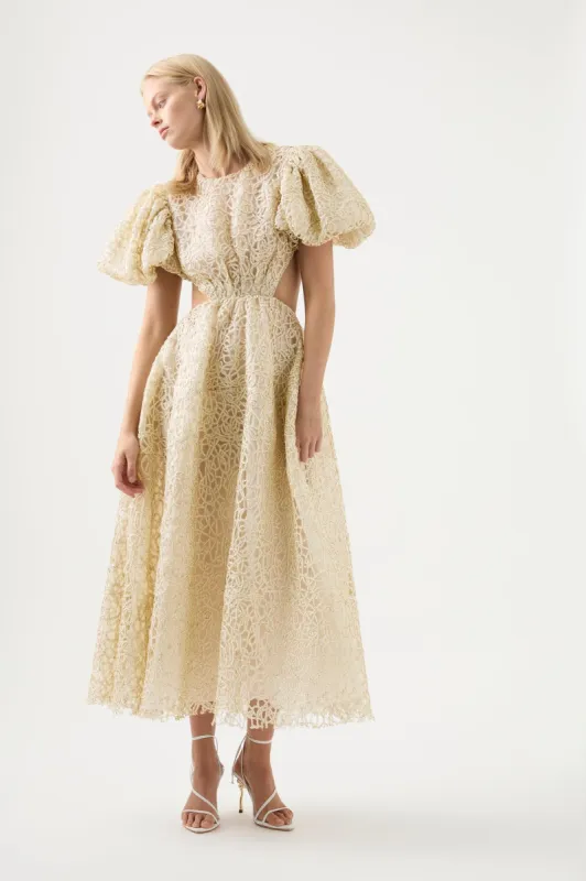 Patina Lace Midi Dress sold by Aje