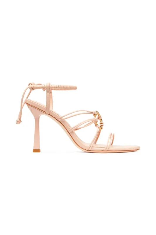 Mirage Snake Effect Heel Sandal made by Aje