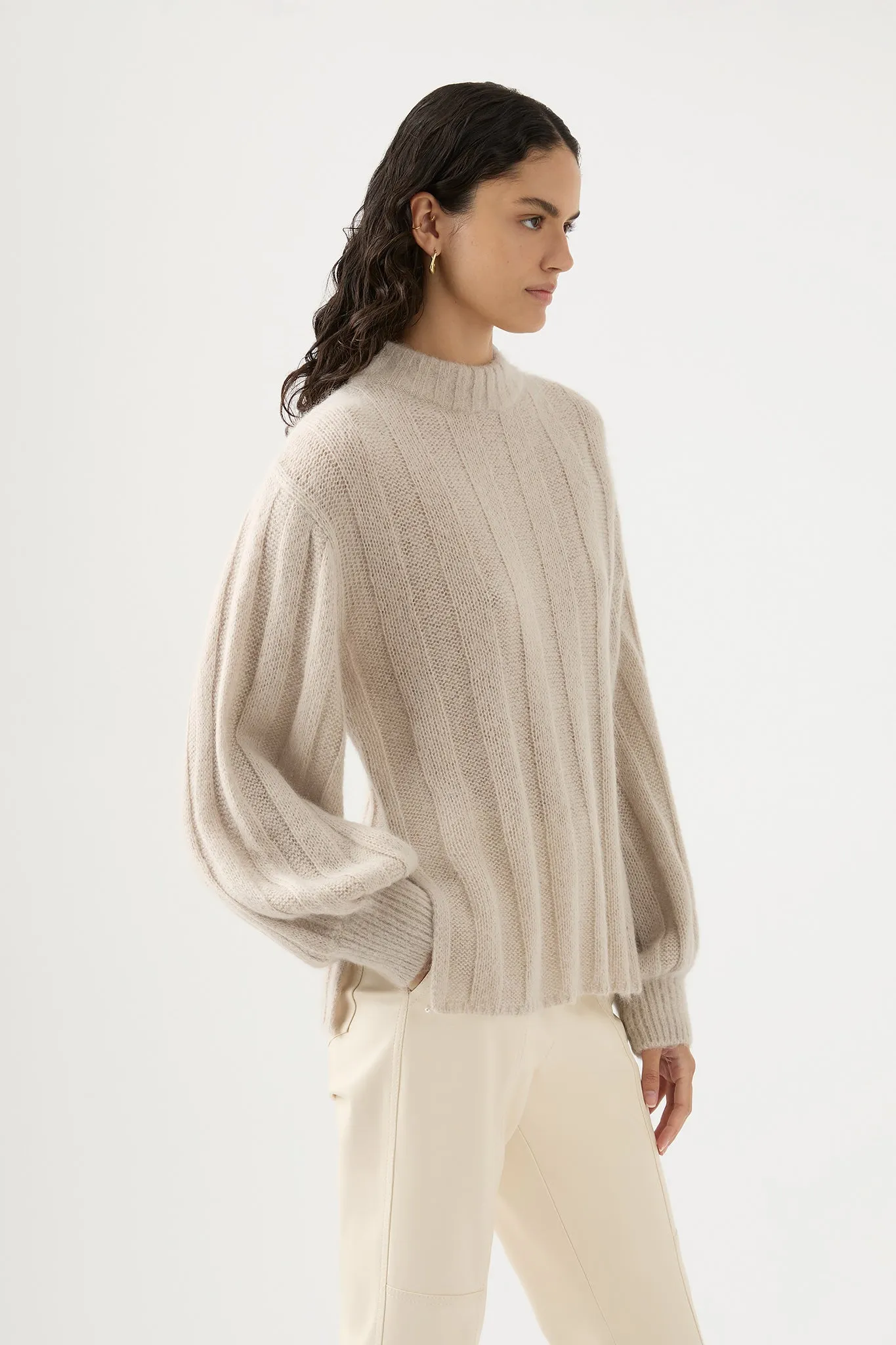 Banksia Wide Rib Jumper sold by Aje product image thumbnail 5