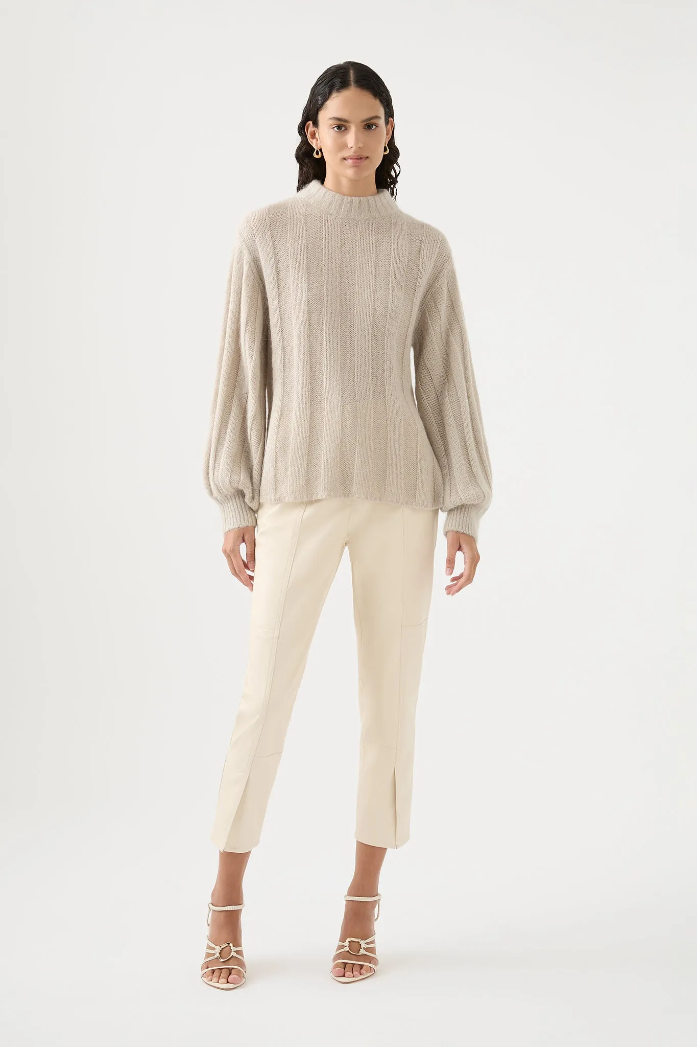 Banksia Wide Rib Jumper sold by Aje product image thumbnail 3