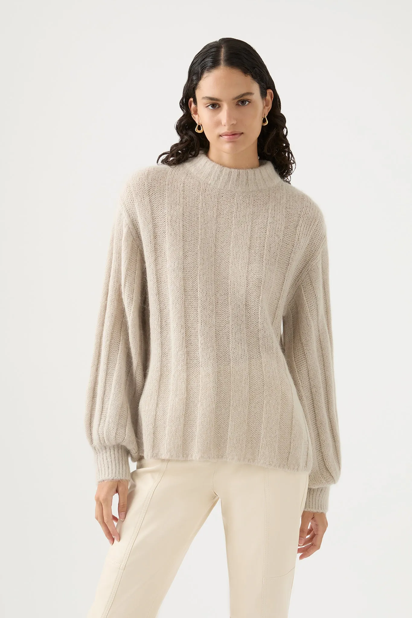 Banksia Wide Rib Jumper sold by Aje