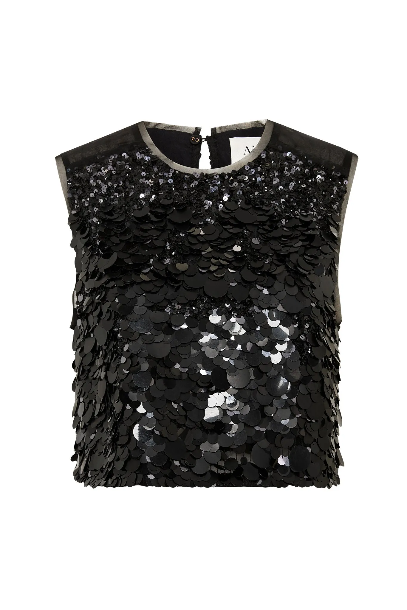 Celeste Sequin Shell Top sold by Aje product image thumbnail 2