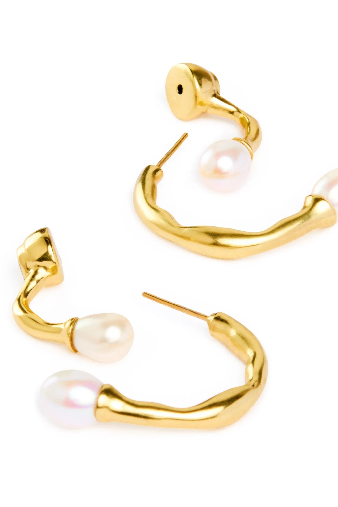 Ramona Pearl Bar Hoop sold by Aje product image thumbnail 4