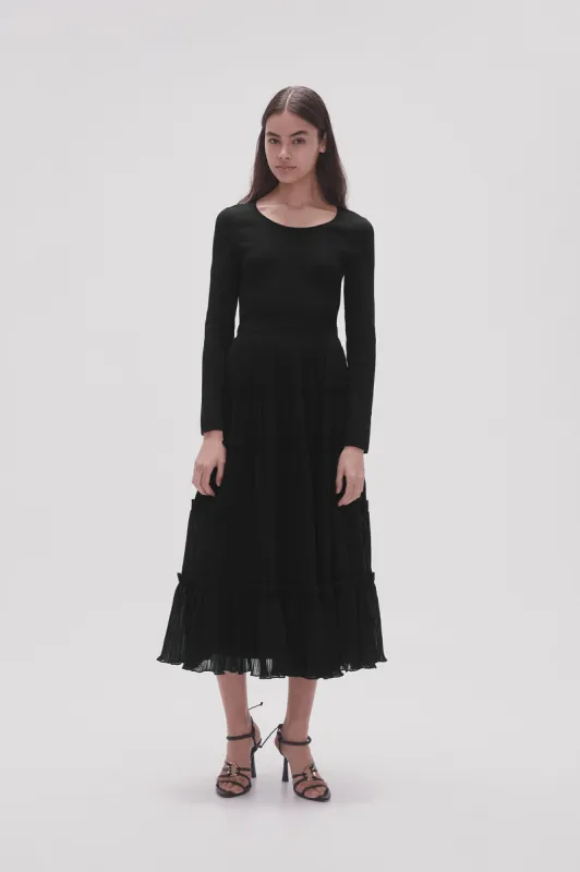 Robyn Tiered Maxi Skirt sold by Aje