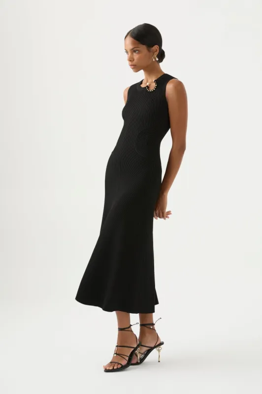 Crescent Knit Midi Dress sold by Aje