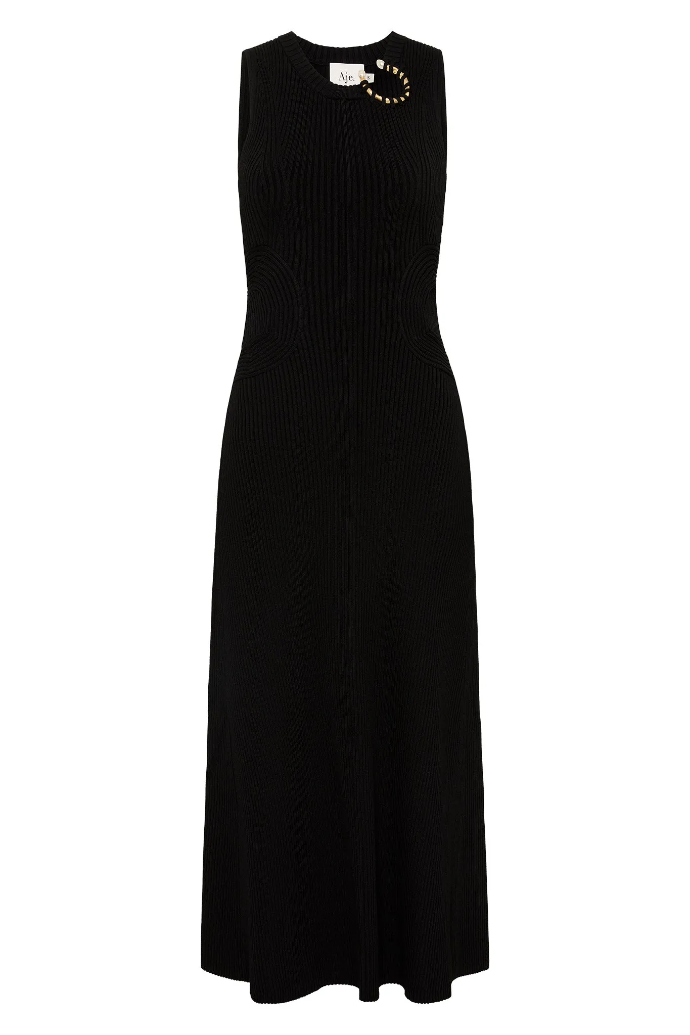 Crescent Knit Midi Dress sold by Aje product image thumbnail 2