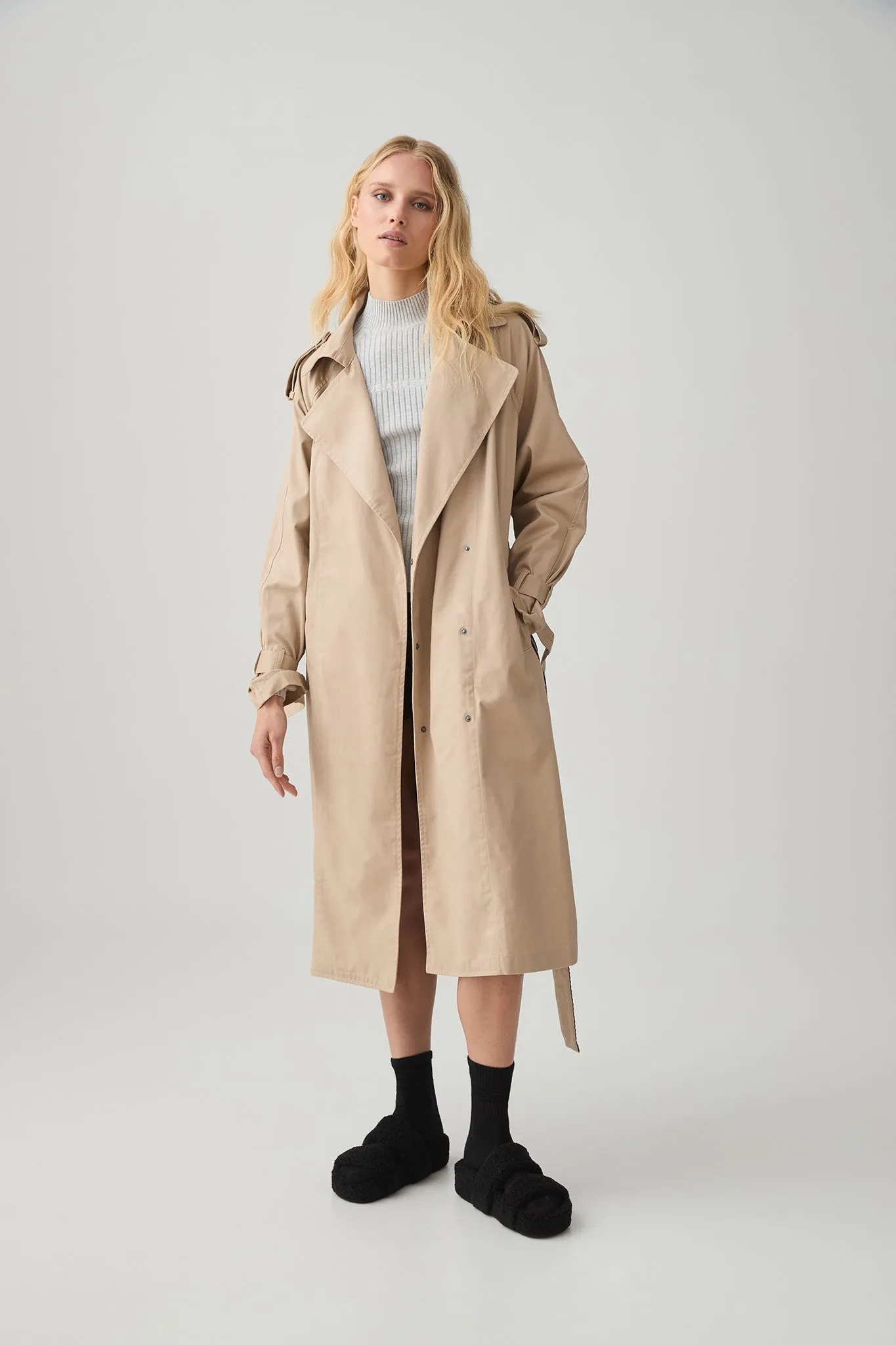 Contrast Belted Trench 703 sold by Aje product image thumbnail 3
