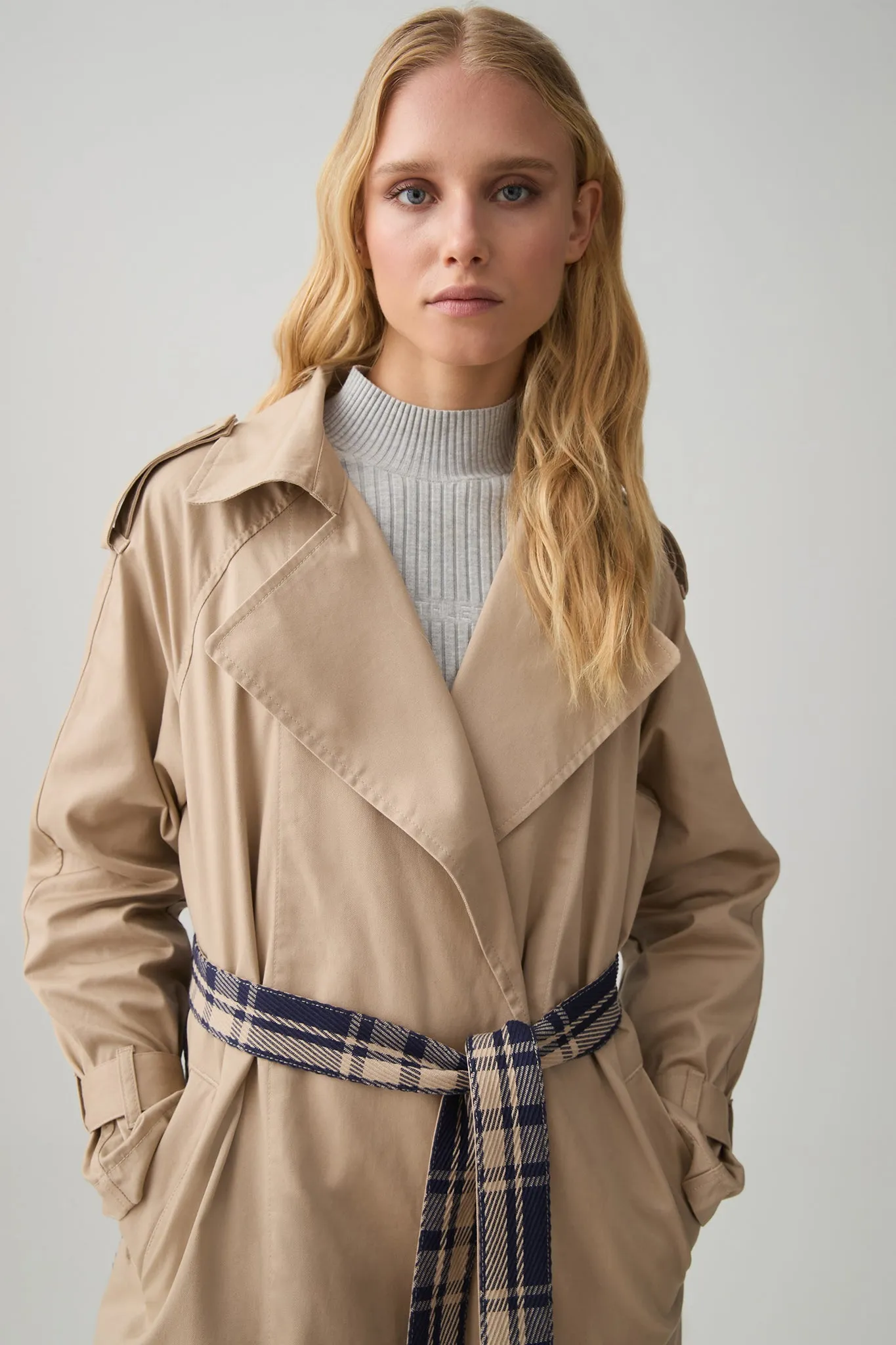 Contrast Belted Trench 703 sold by Aje product image thumbnail 4