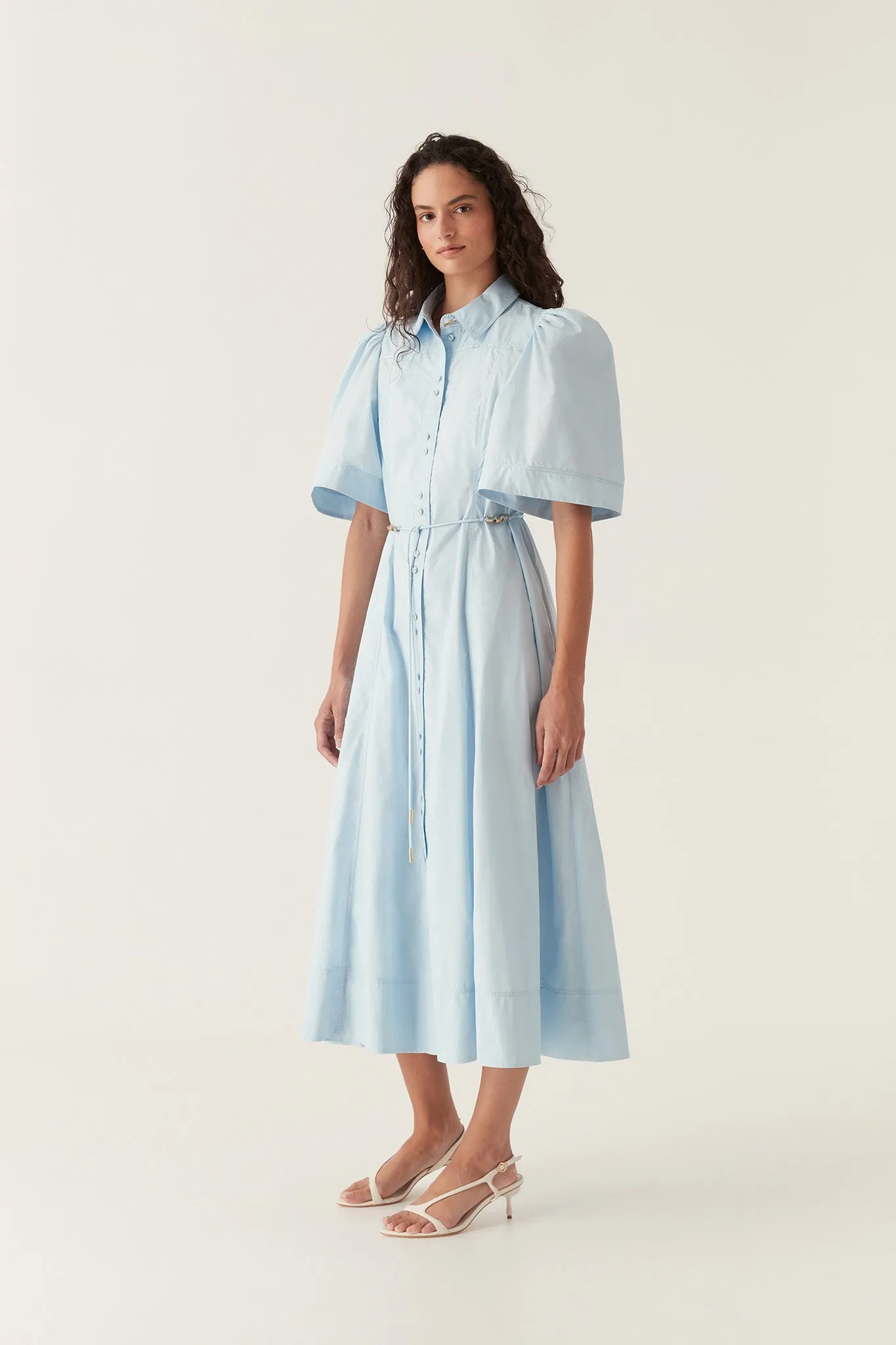 Pivotal Tie Midi Dress sold by Aje product image thumbnail 3