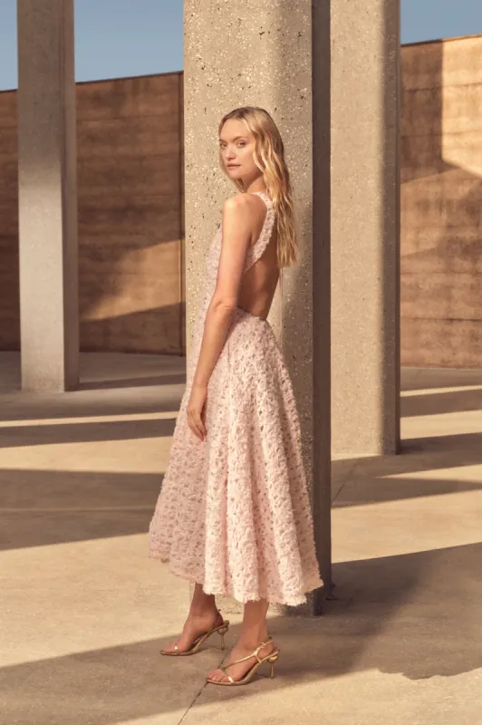 Quintette Backless Midi Dress sold by Aje