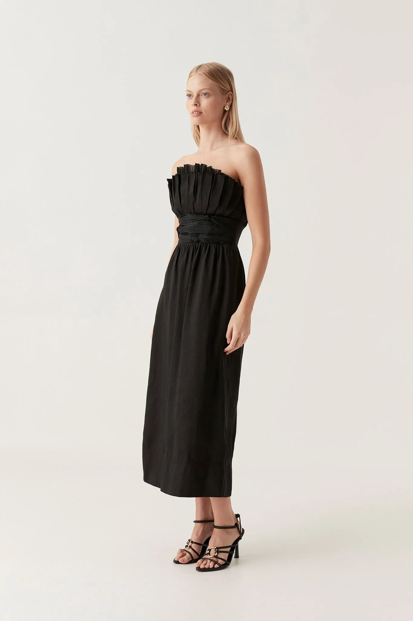 Whisper Knot Waist Midi Dress sold by Aje product image thumbnail 3