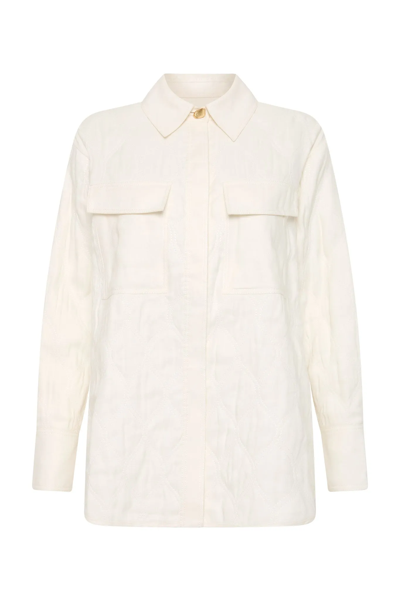 Ashlar Quilted Shirt Jacket sold by Aje product image thumbnail 2