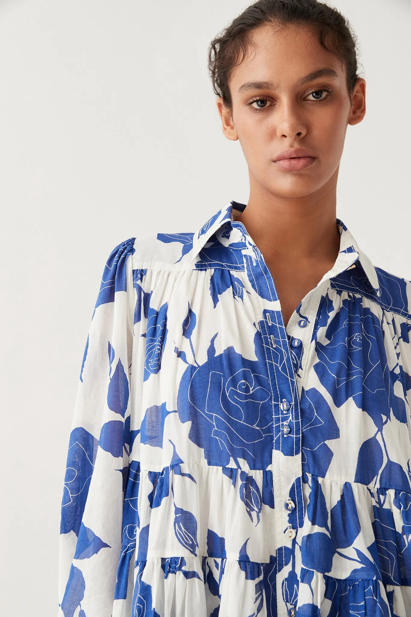 Vie Voile Smock Mini Dress sold by Aje product image thumbnail 4