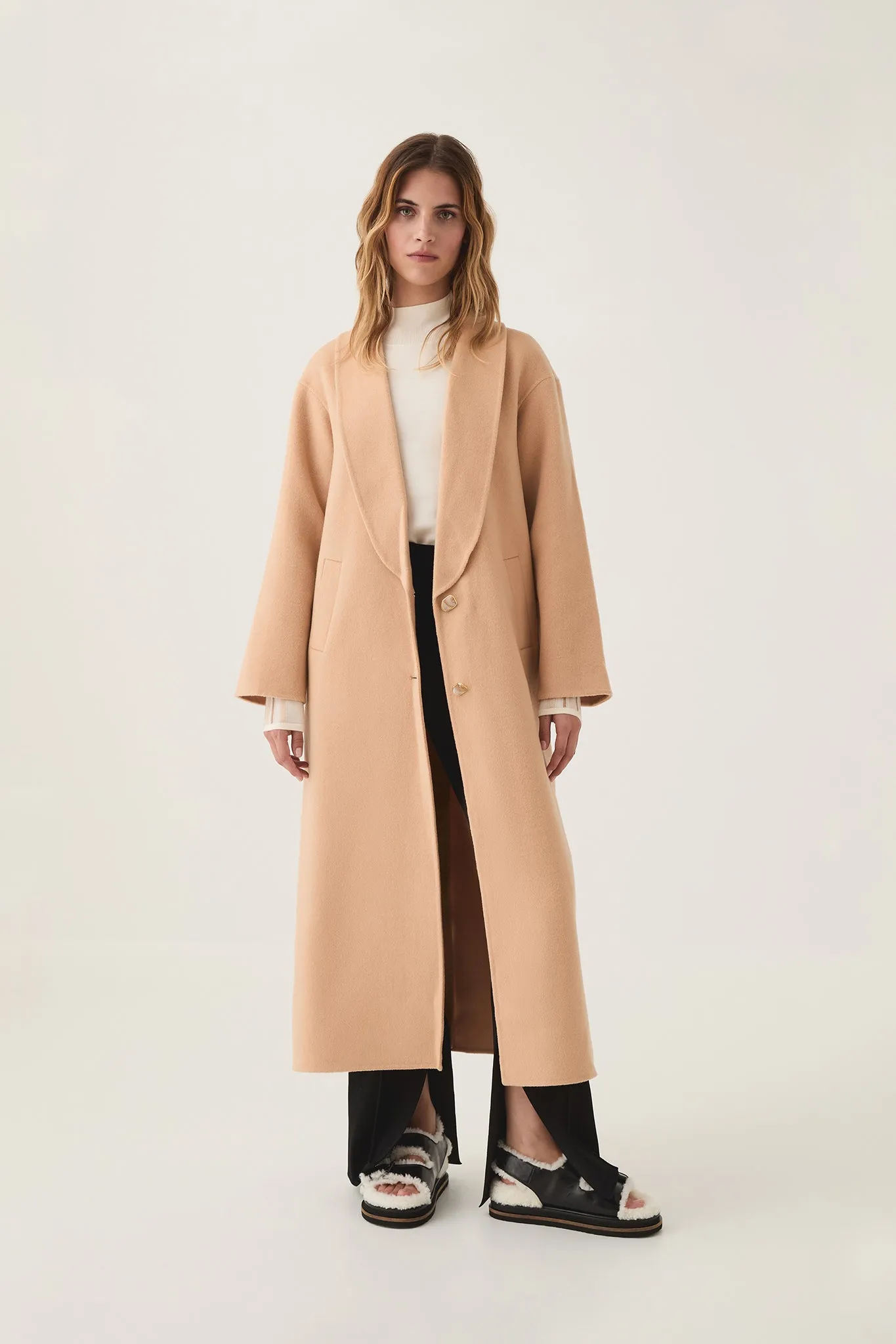 Modular Long Line Wool Coat sold by Aje product image thumbnail 3