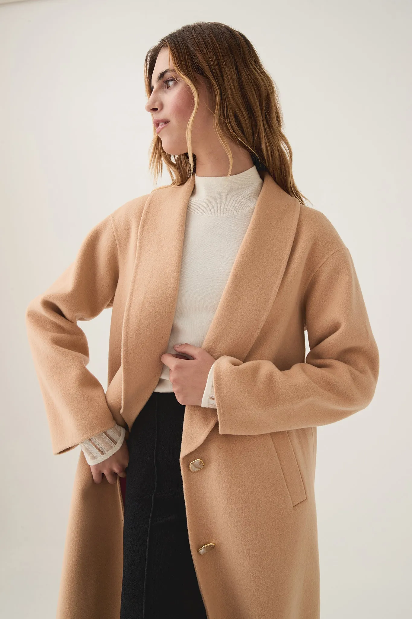 Modular Long Line Wool Coat sold by Aje product image thumbnail 4