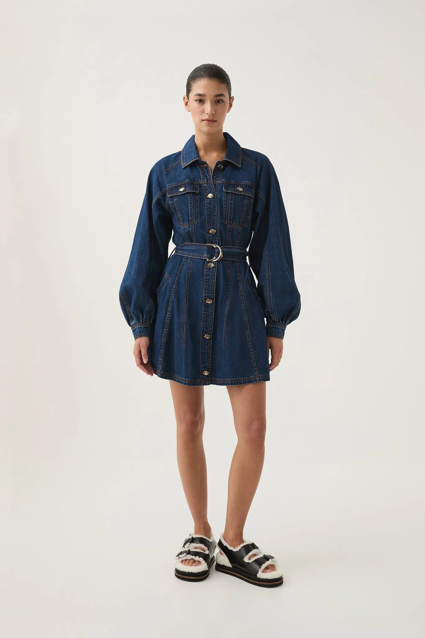Colorado Denim Mini Dress sold by Aje product image thumbnail 3