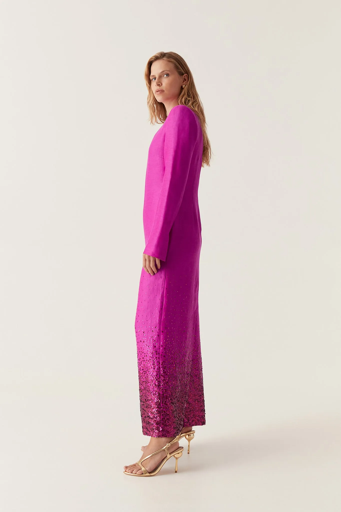 Reflection Sequin Maxi Dress sold by Aje product image thumbnail 3