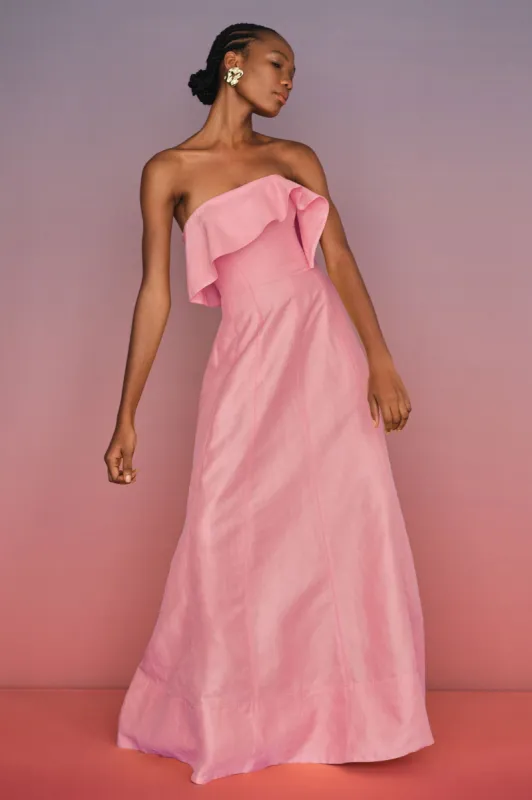 Shallows Strapless Gown sold by Aje
