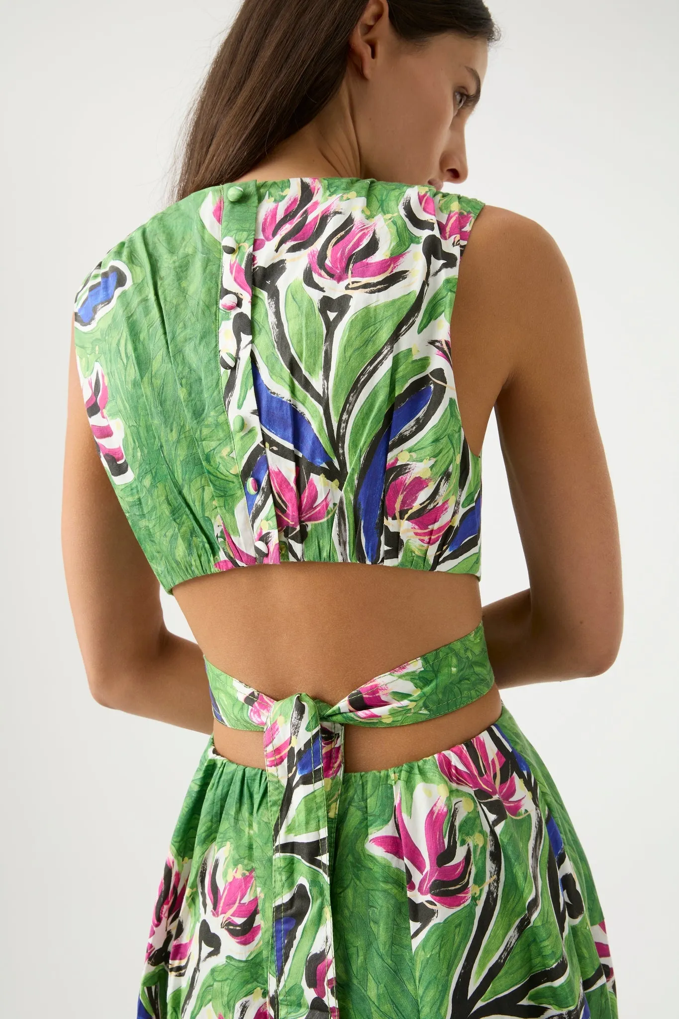 Zorina Tie Midi Dress sold by Aje product image thumbnail 4