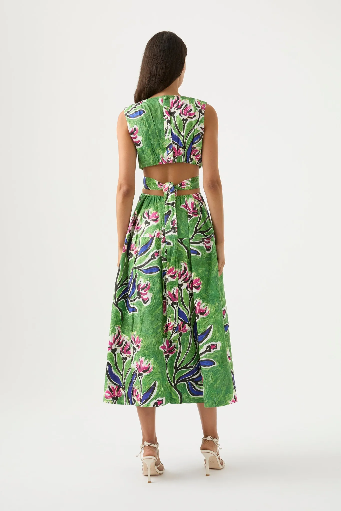 Zorina Tie Midi Dress sold by Aje product image thumbnail 5