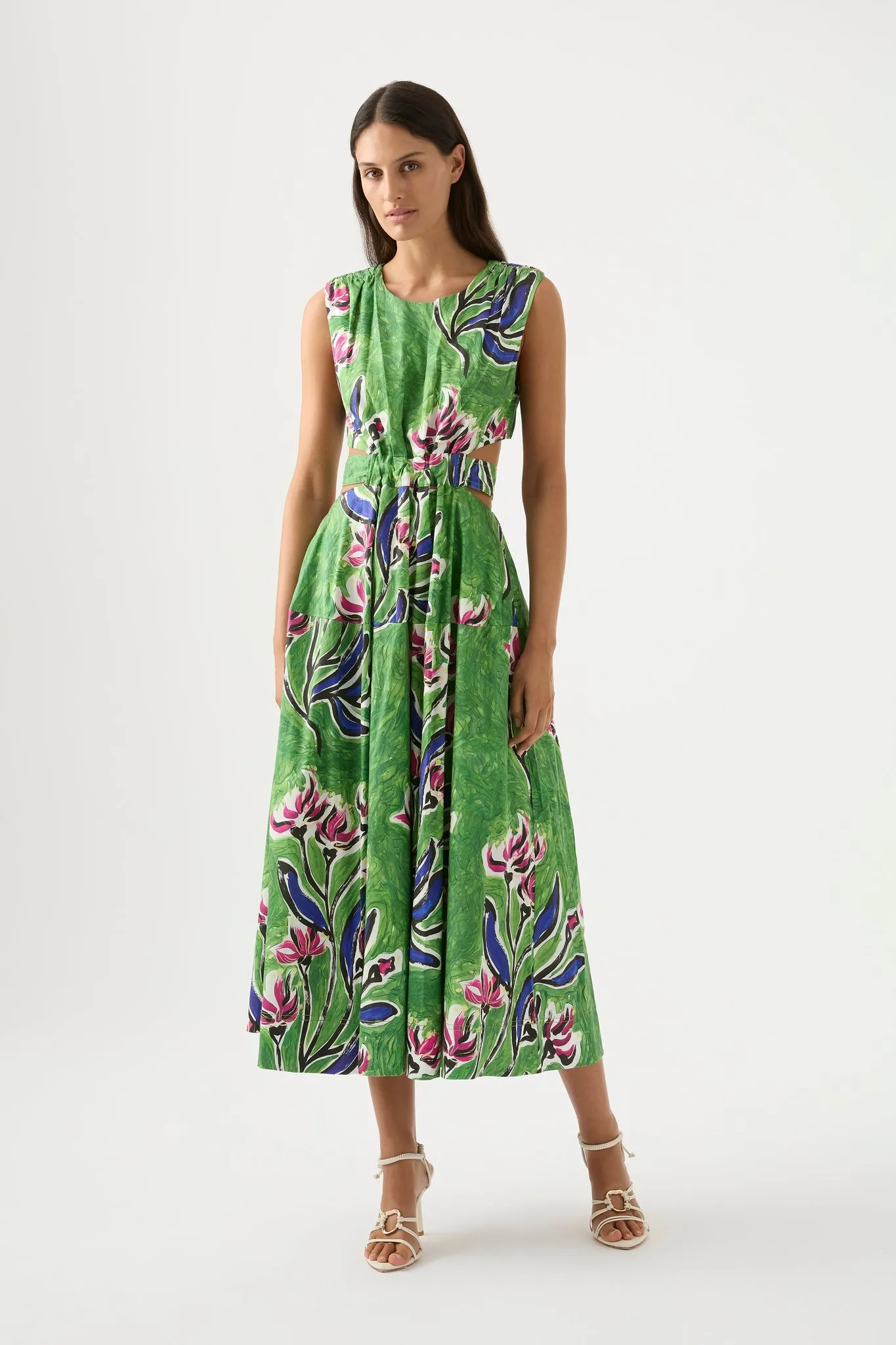 Zorina Tie Midi Dress sold by Aje product image thumbnail 3