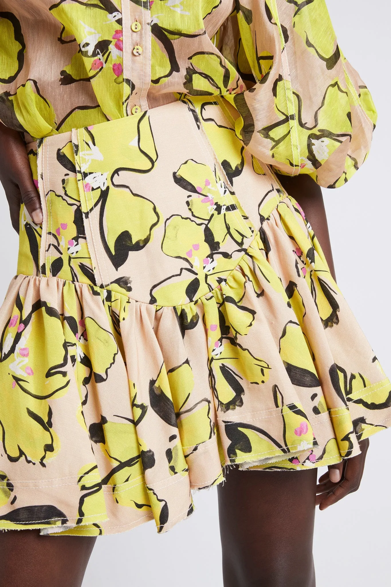 Pelicano Citrus Bloom Mini Skirt sold by Aje product image thumbnail 4