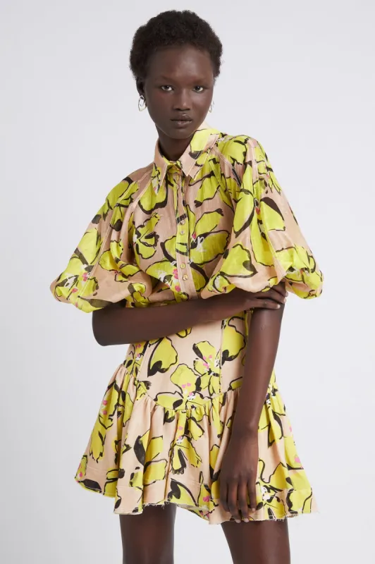 Pelicano Citrus Bloom Mini Skirt sold by Aje