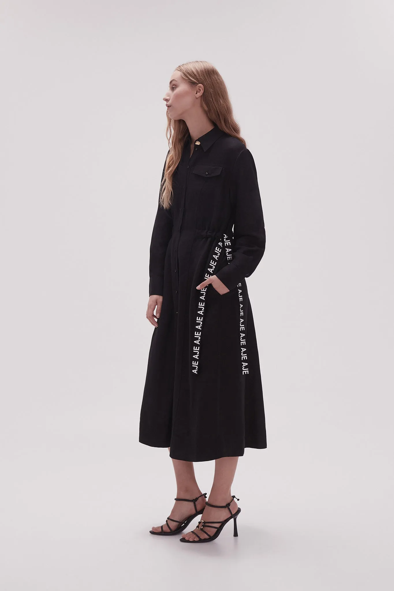Eternal Logo Midi Dress sold by Aje product image thumbnail 3