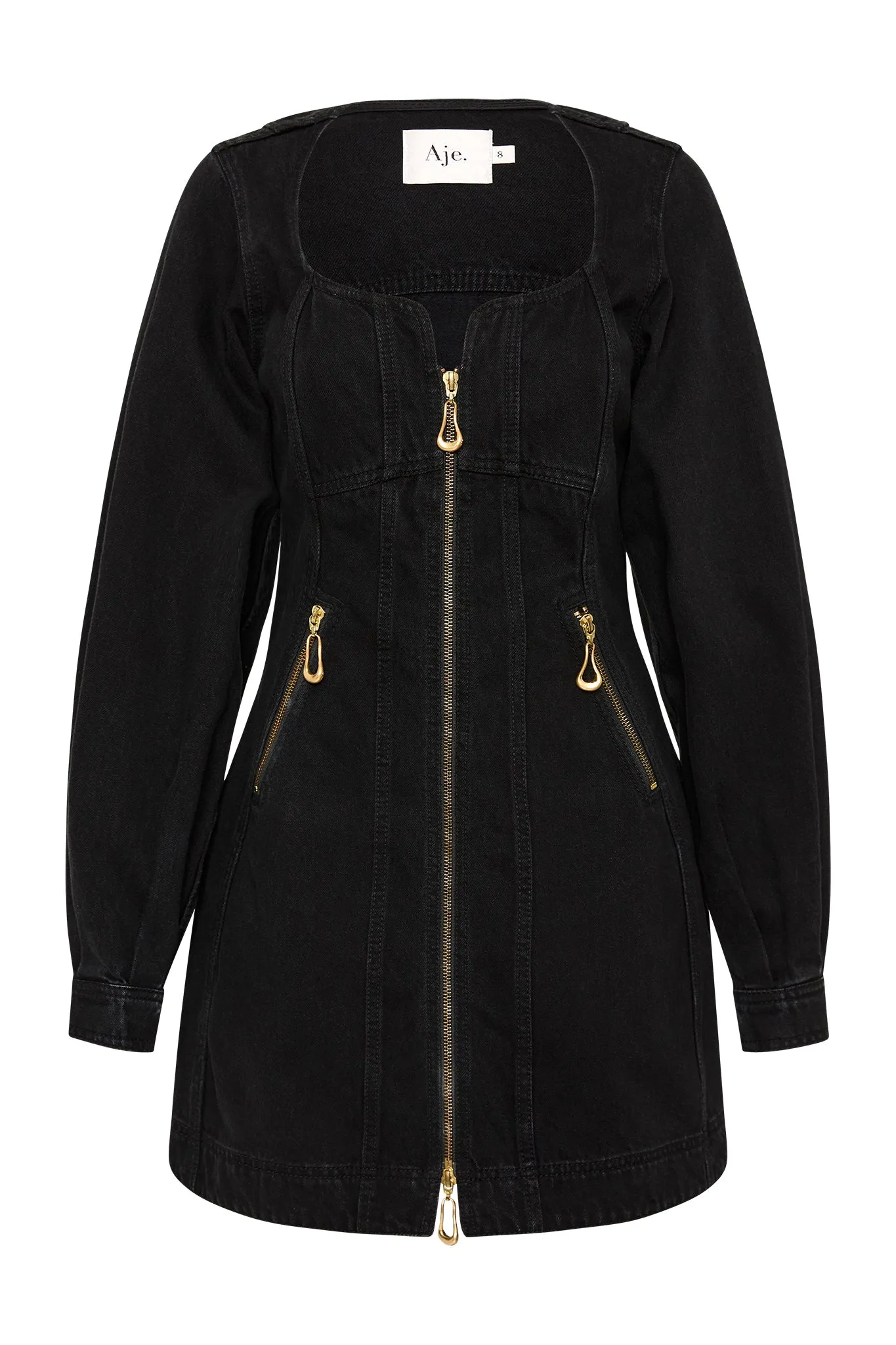 Willa Denim Mini Dress sold by Aje product image thumbnail 2