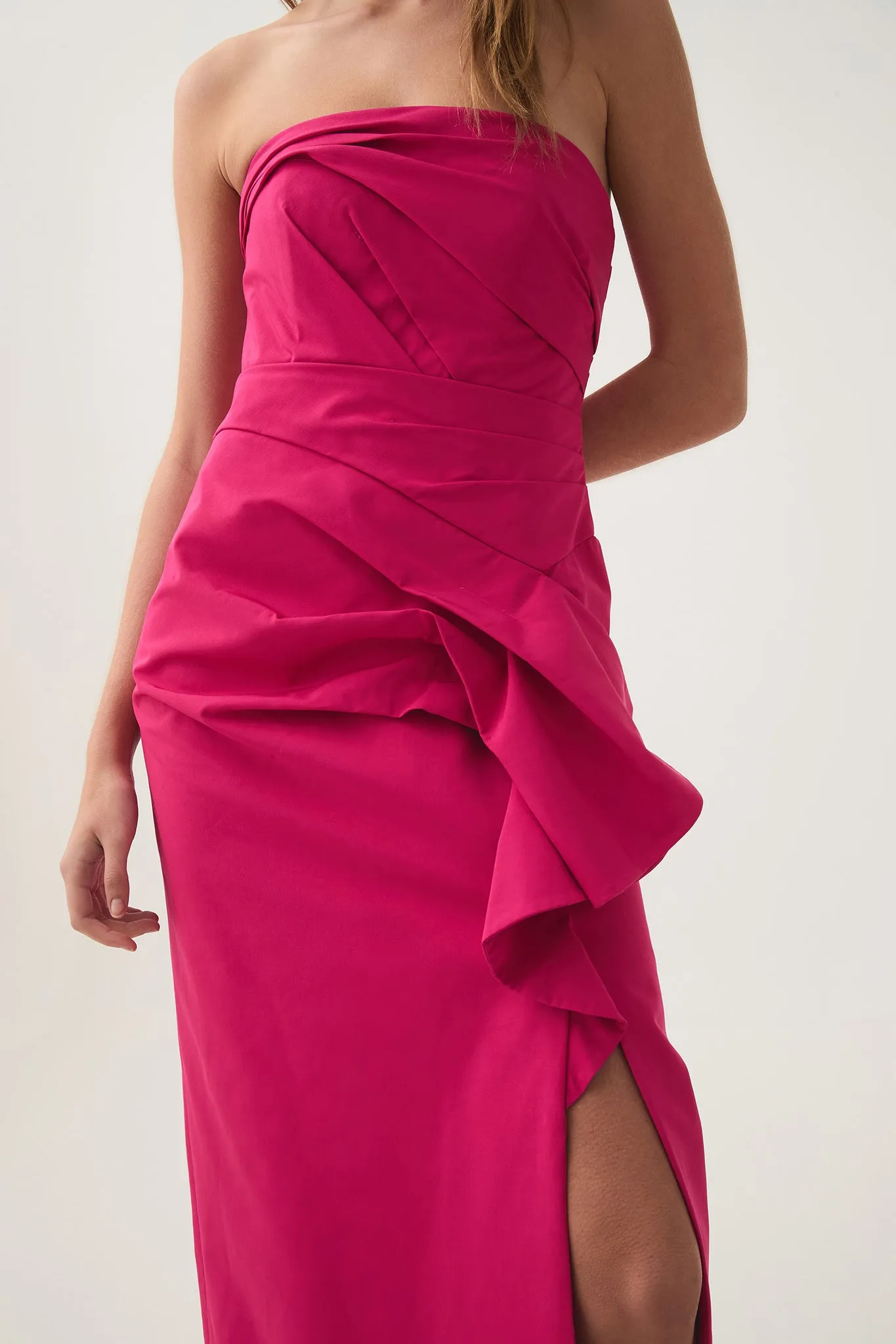 Roma Draped Midi Dress sold by Aje product image thumbnail 5