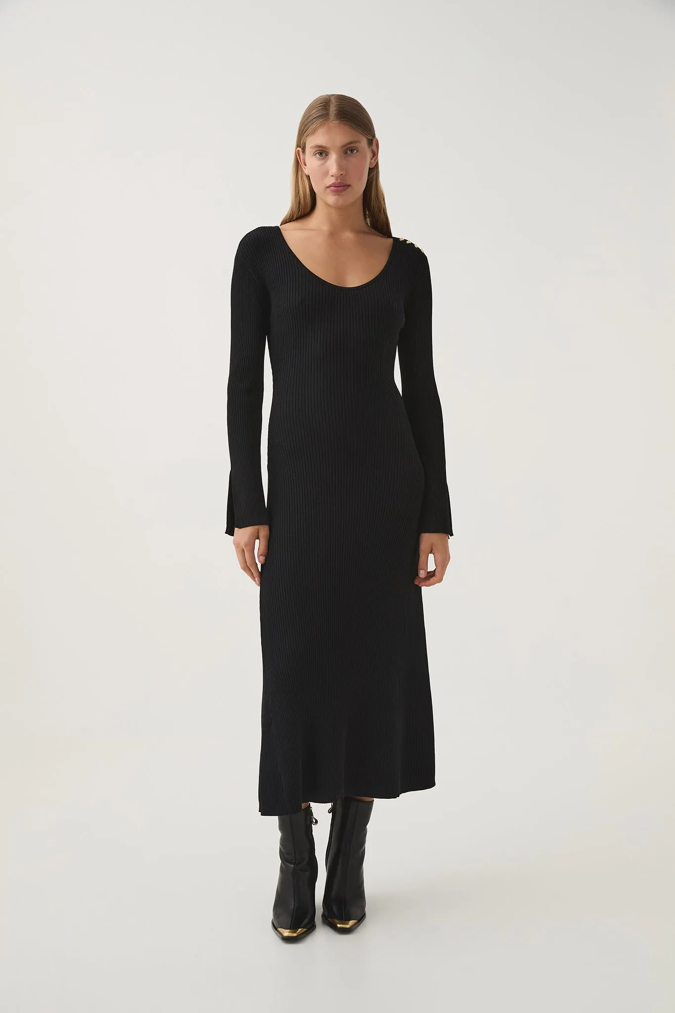 Zeitgeist Knit Midi Dress sold by Aje product image thumbnail 3