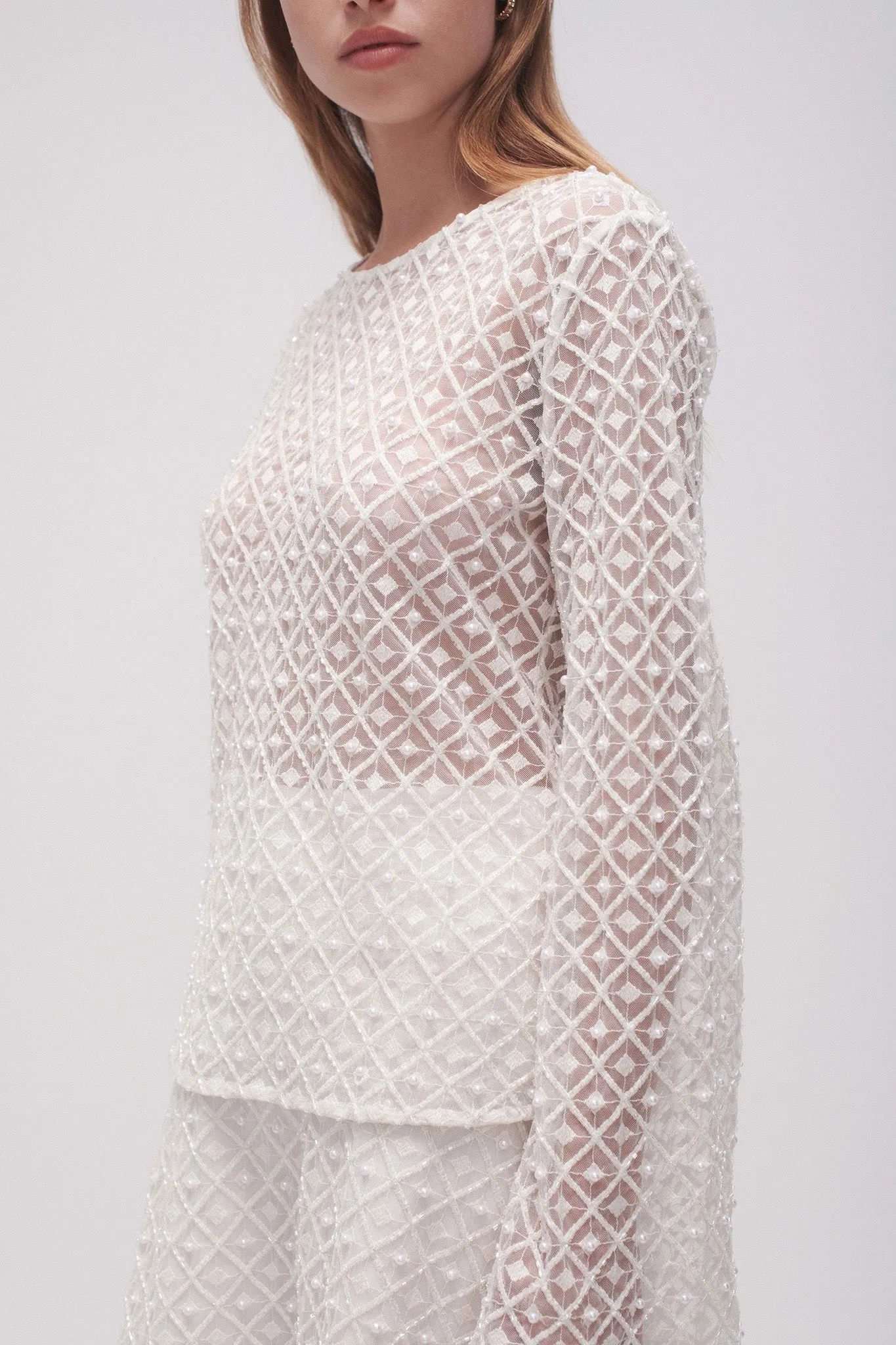 Freya Diamond Pearl Top sold by Aje product image thumbnail 4