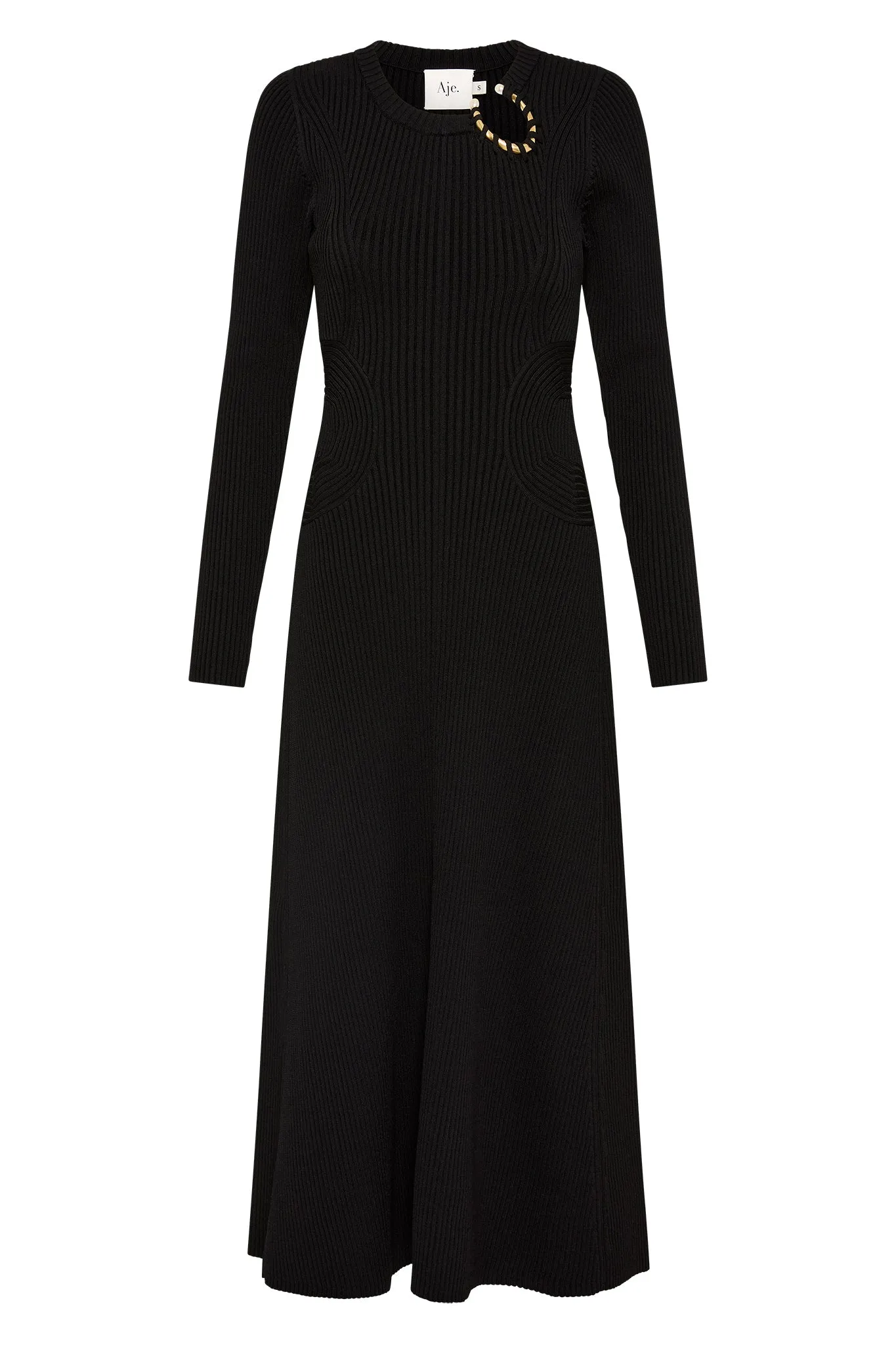 Crescent Knit Midi Dress sold by Aje product image thumbnail 2
