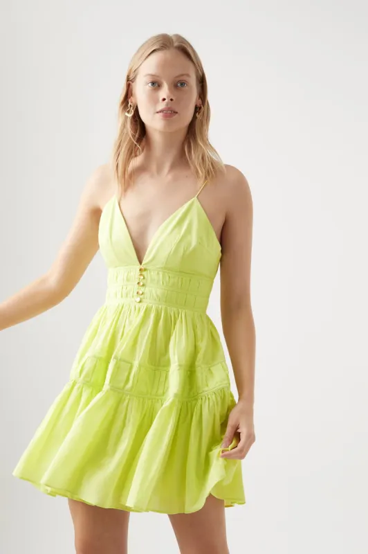 Grace Tiered Mini Dress sold by Aje