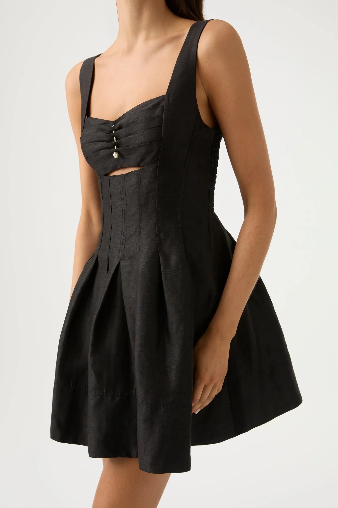 Divinity Pearl Pin Mini Dress sold by Aje product image thumbnail 3