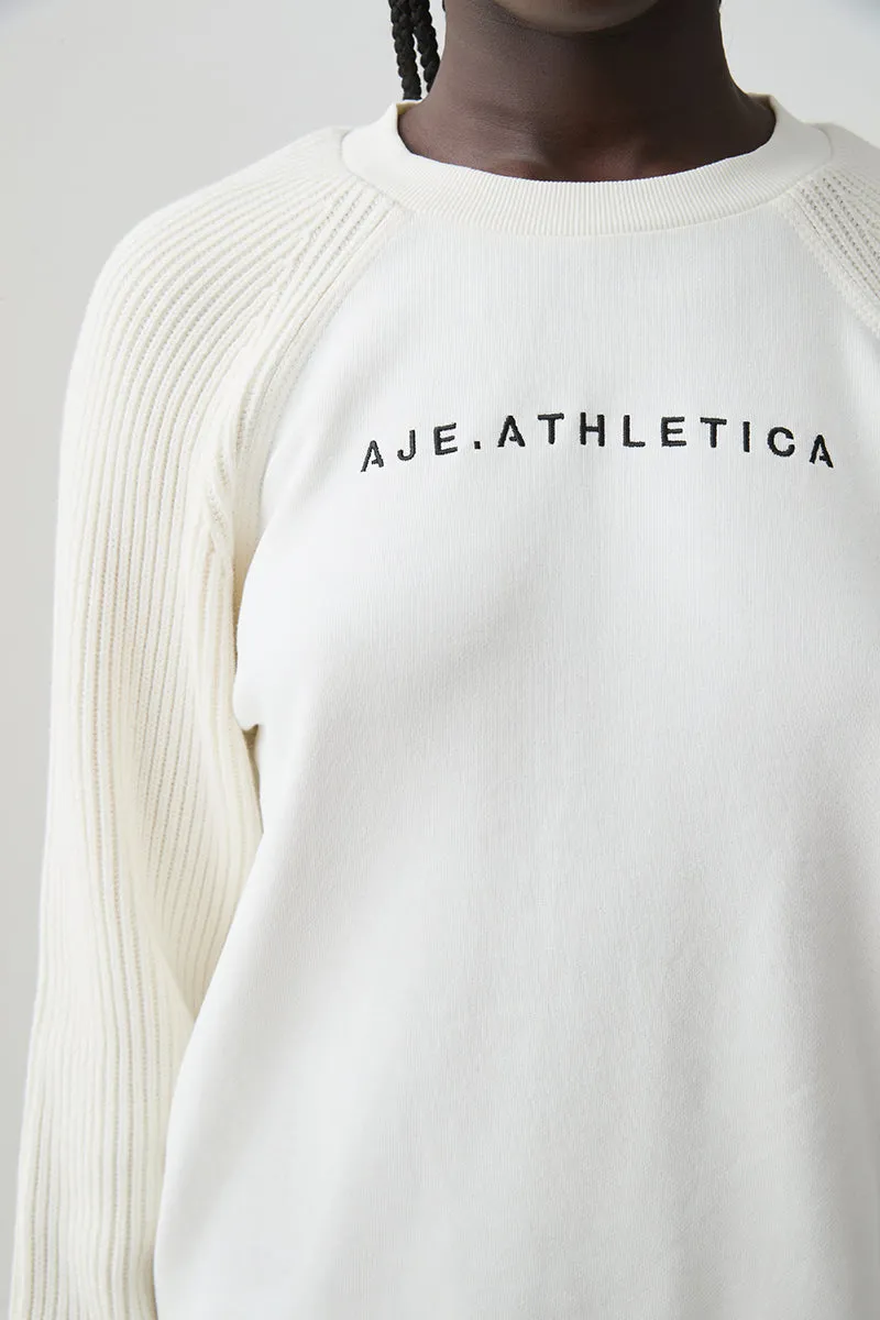 Raglan Contrast Knit Crew 402 sold by Aje product image thumbnail 4