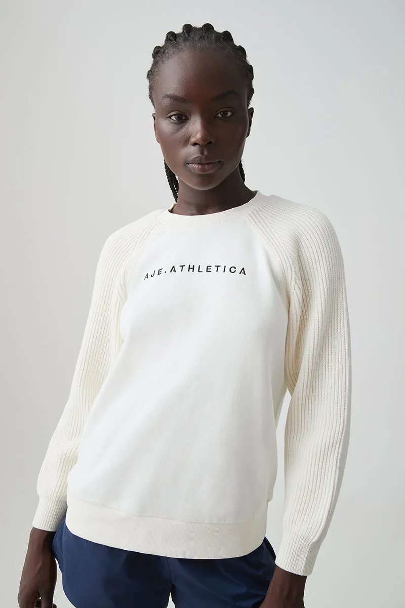 Raglan Contrast Knit Crew 402 sold by Aje product image thumbnail 3